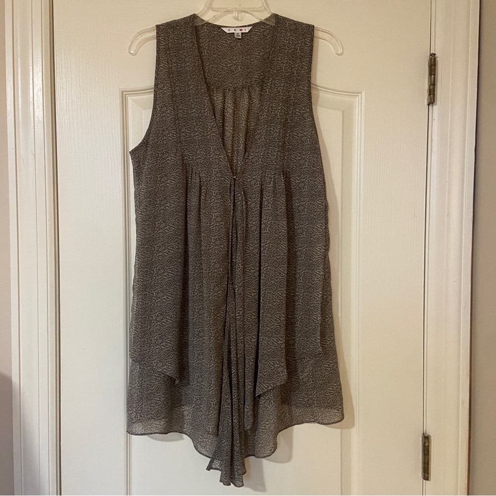 CAbi Sleeveless Drape Vest